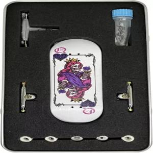 LEEFAI 32mm Pro 핑거보드 완전 세트 메이플 우드 데크에 UV 프린팅 그래픽 G4 스케이트보드 트럭 우레탄
