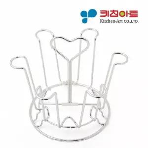 컵건조대 컵받침 컵홀더 스텐 주방 정리대 수납