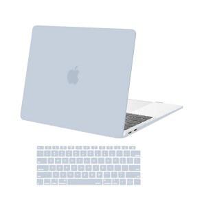 MOSISO 호환 애플호환 AIR 13인치 케이스 M1 2021 2020 2019 2018 | A2337 A2179 A1932 TOUCH ID ULTRA THIN PROTECTIVE HARD SHELL&KEYBOARD COVER FOR 13.3인치 M1 베이비 블루