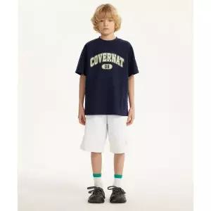 매장정품 COVERNAT 커버낫 KIDS 아치로고 티셔츠 커버셋 네이비 CK2602SU01NA 1929187