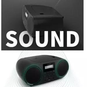 필립스 고출력 CD카세트 FM라디오 USB MP3