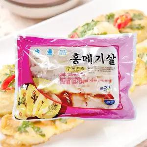 [동방유통] 수제손질 홍메기살 슬라이스 400g/팩