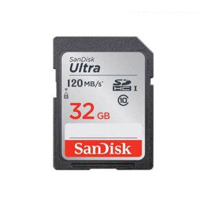 샌디스크 정품 울트라 Ultra SDHC UHS I 메모리 카드 32GB (120MB/s) Full HD_J
