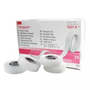 3M 쓰리엠 트랜스포 1527-0 (1.25cm x 914cm) 플라스틱 반창고 transpore