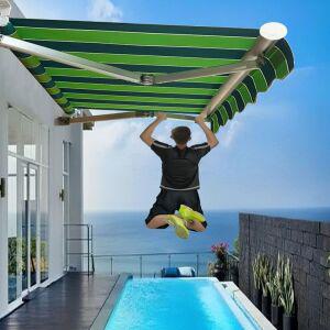 접이식 어닝 고정 차양막 길이 방수 비가림막 캐노피 농막
