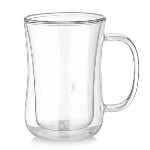 백스커머스 내열 이중 유리컵 400ML 더블월