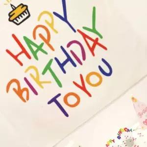 생일 현수막 패브릭 생일포스터 97x85