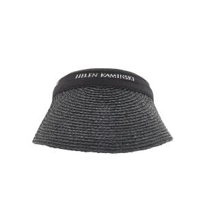 비앙카 바이저햇 HAT50265_CHARCOAL_BLACK_LOGO