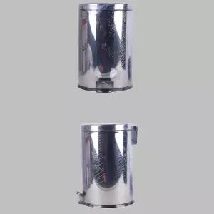 스텐 원형 휴지통 20L 리터 페달형