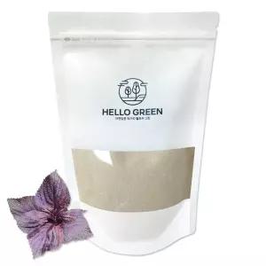 헬로우그린 국내산 자소엽 차즈기 분말 400g 팩