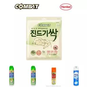컴배트 진드기싹 시트/업소용/버그/벅스/초파리/제거제/캠핑/야외/사무실/매장/가게/점포/벌래/살충분무