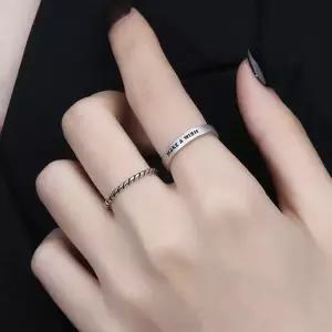S925 메이커위시레이어드오픈링 세트