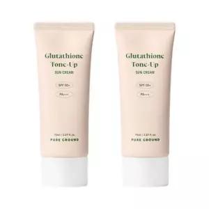 [텐바이텐]퓨어그라운드 글루타치온 톤업 선크림 70ml 2개 (SPF50+ PA+++)
