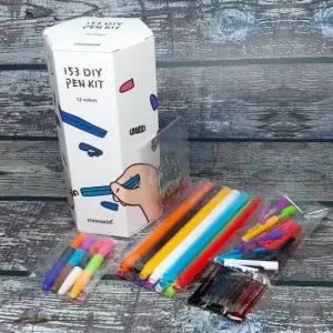 국산볼펜 모나미 내맘대로 만드는 153 볼펜 DIY KIT 12종 Set