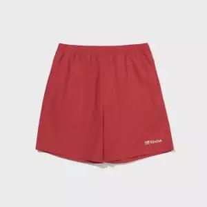 KODAK 컬러플러스 레귤러핏 4부 반바지 RED