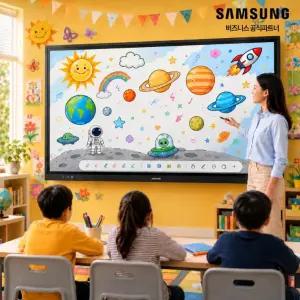삼성 WA86F 86인치 안드로이드 86WAF 전자칠판 LH86WAFWLGCXKR 터치 수업 회의