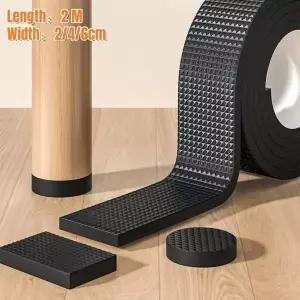 DIY 미끄럼 방지 가구 패드 무소음 매트 범퍼 댐퍼 두꺼운 논슬립 패드 발 커버 자가 접착 테이블 의자 발