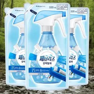페브리즈 섬유탈취제 강력탈취 상쾌한향 리필 320ml 3개