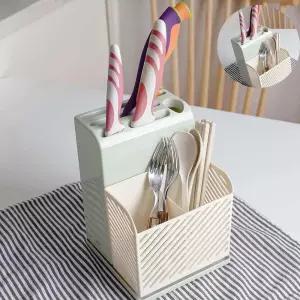 IKWFPDTT7 스텐 씽크대 업소용 수납 젓가락 보관함 식당 물빠짐 칼꽂이 수저 주방 정리함 통 숟가락 싱크대