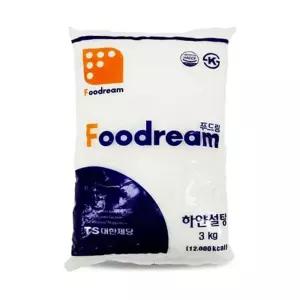 빠른 배송 대용량 설탕 백설탕 하얀설탕 매실청 담금주 3kg 서치D1