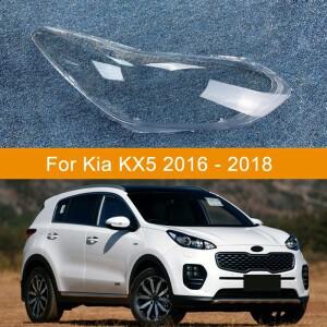 Kia sportage 2016 자동차 헤드 라이트 유리 커버 램프 투명한 전등 갓 쉘 렌즈 캡 마스크