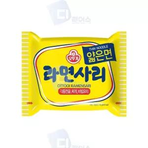 오뚜기 얇은사리면 40봉 라면사리 얇은면