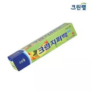 크린 크린 지퍼백 특대 30x35x15매 1p 비닐지퍼백