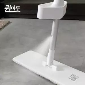 퀸마루 노터치 스프레이 밀대 물걸레청소기마대 회전 도구 거실 바닥 물밀대 물청소 방밀대