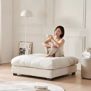 동서가구 패브릭 모듈 1.5인 구름 소파 스툴 DF927100