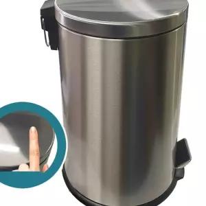 삼정849 스텐 페달 원형 쓰레기통 휴지통 20L 대 다용도휴지통 스테인레스 D0231