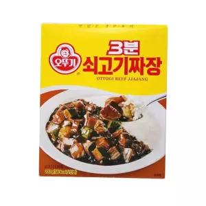 3분 쇠고기짜장 200gX24개
