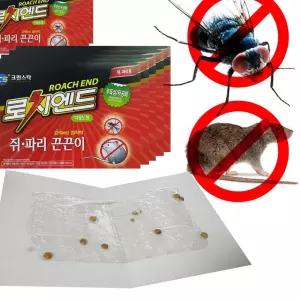 로치엔드 쥐파리 쥐잡이 끈끈이 2매팩 5개 쥐 쥐트랩 쥐덫 AD8C8