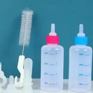 강아지 젖병 고양이 젖병 반려동물 애묘 새끼 우유병 용품 초유 실리콘 젖꼭지 어린