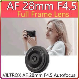 VILTROX AF 28mm F4.5 자동 초점 풀 프레임 렌즈 소니 E 마운트 A7C A6400 ZV-E10 용 레트로 초박형