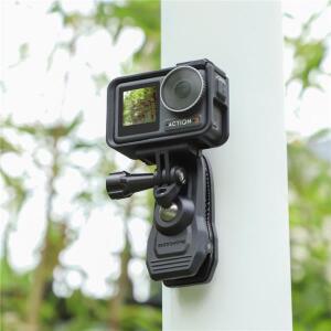 마그네틱  카메라 360도 회전 모자 벨트 백팩  클램프 마운트 DJI OSMO Action 6 5 Pro 4 Go 13 9용