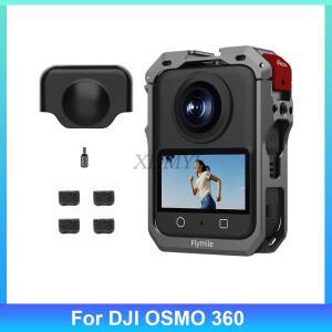 DJI OSMO 360용 알루미늄 합금 퀵 릴리즈 보호 프레임 콜드슈 마운트 케이스 포함 메탈 래빗 카메라 액세서