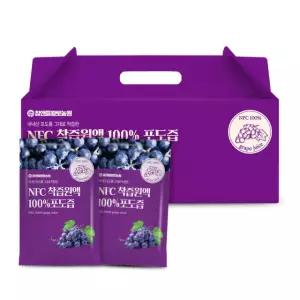 참앤들황토농원 NFC 착즙 100%국내산 포도즙 100ml 30포, 1개
