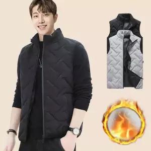 [모로엠] 남성 경량 패딩 방한 퀼팅 조끼 ON-VEW-QWD9A423