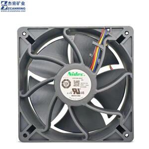 Antminer 선풍기 W12E12BS11B5-07 S9 L3 + S17 용 Nidec 냉각 12VDC 1.65A 6000RPM
