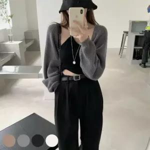 부드럽고 살짝 두툼 소재 볼레노 가디건 URD-241
