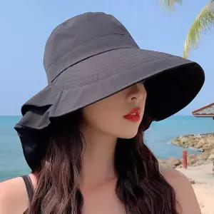 리본 페도라 바캉스모자 비치 라탄모자 여자밀짚모자 캐주얼룩