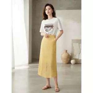 한정수량 잇미샤 레이스 스트라이프 스커트 ITP7WSK700 2828153