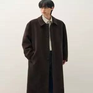 [매장정품] 드로우핏 프리미어 퓨어 캐시미어 발마칸 코트 [CHESTNUT BROWN] DFCT