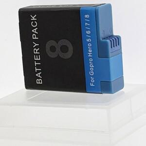 GoPro Hero 8 7 6 5용 신형 1680mAh 배터리 리튬이온 충전식 팩 모션 카메라 저장 장치