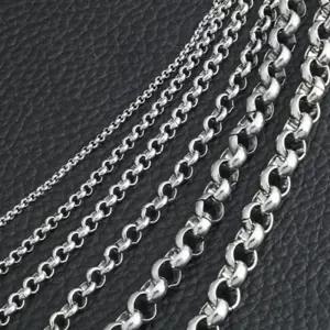 써지컬스틸 라운드오링 체인 남녀공용 목걸이(5mm)