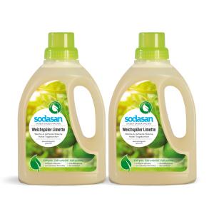 소다산 섬유유연제 라임향 750ml 2개
