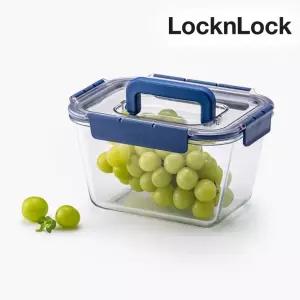 락앤락 탑클라스 2.5L 내열 유리 밀폐 용기 전자레인지 반찬통 냉동 밥 보관 대용량 LBG450H