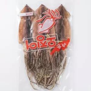 진성수산 동해안 짜지않은 당일바리 배 자연건조 햇 왕특대 마른 오징어  (1kg/10마리)