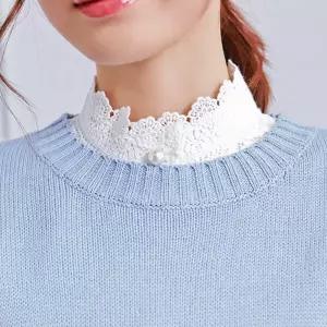 아트박스/루즈루나 베니루 프릴 차이나 넥케이프 레이스 페이크카라