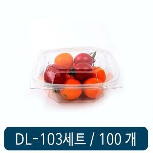 [XB291MK3]DL 103 투명 세트 100개 반찬용기 일회용기